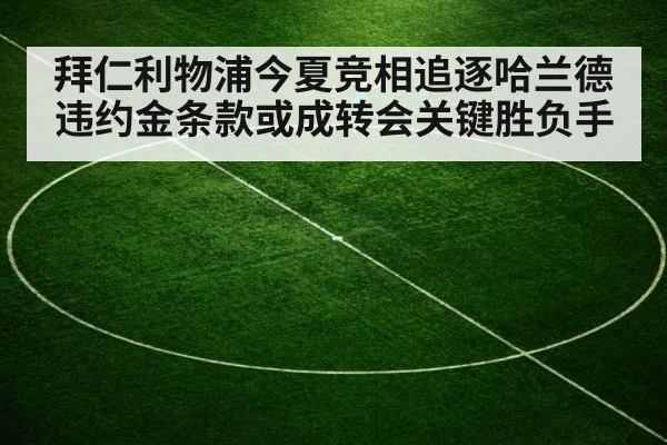 拜仁利物浦今夏竞相追逐哈兰德 违约金条款或成转会关键胜负手